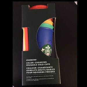 Starbucks pride color changing reusable cups 2020